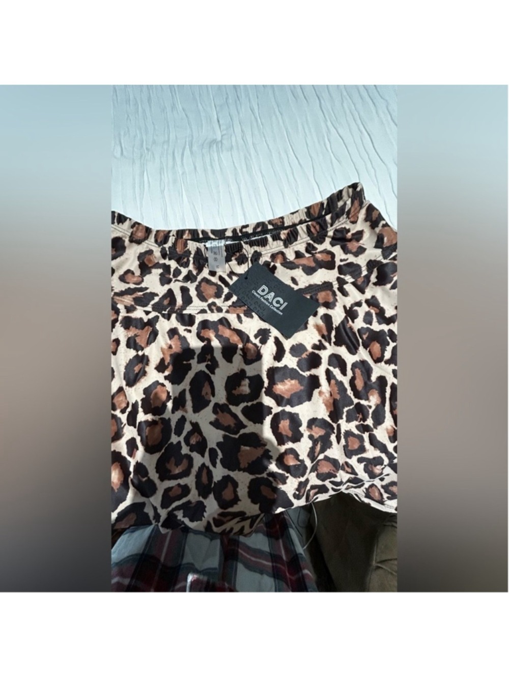 Leopard Print Women's Swim Skirt - Picture 3 of 5